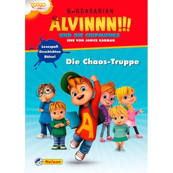 Carte de poveste ilustrata in limba germana Alvin und die Chipmunks Die Chaos-Truppe Carte de poveste ilustrata in limba germana Alvin und die Chipmunks Die Chaos-Truppe