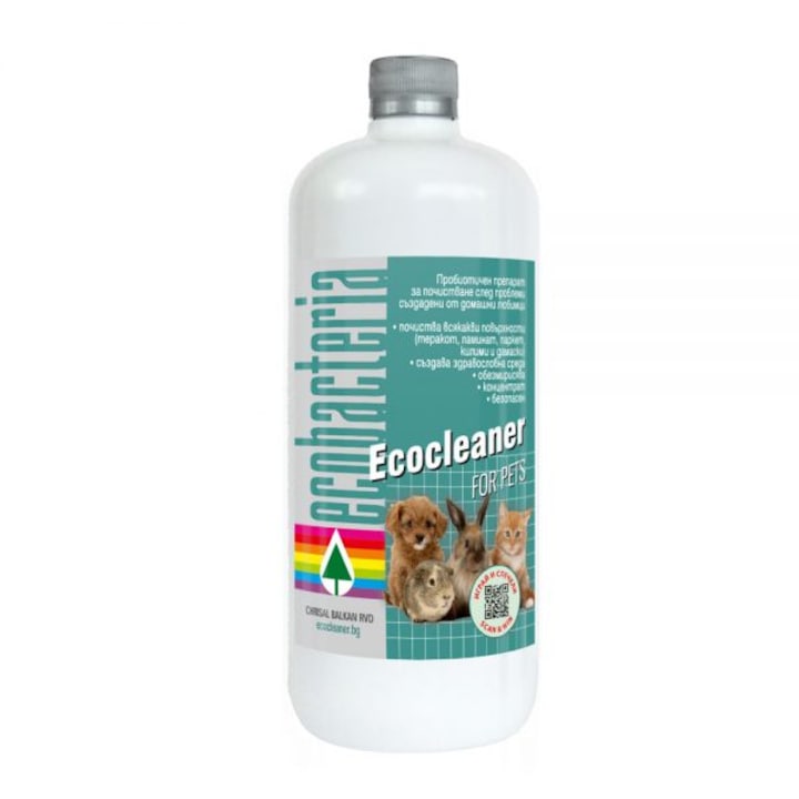 Detergent pentru curatare dupa animale de companie Ecocleaner for pets 1L