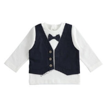 Tricou baieti Ido cu papion 1 luna Tricou baieti Ido cu papion 1 luna