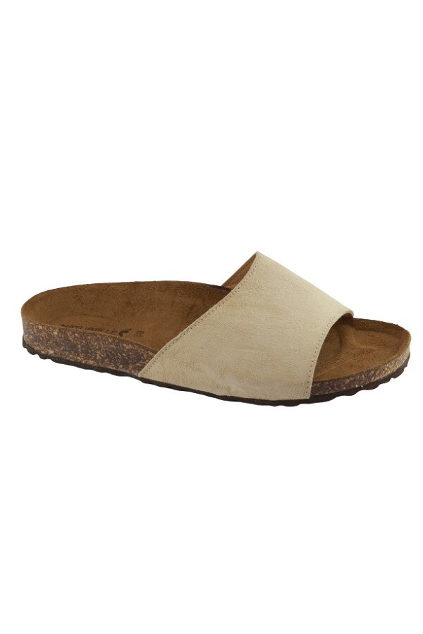 Papuci dama, Silva, Bio/P 126, Bej, Piele ecologica