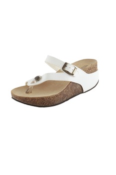Papuci dama, Silva, 64/P 124, Alb, Piele ecologica Papuci dama, Silva, 64/P 124, Alb, Piele ecologica