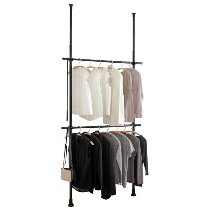 Suport umerase telescopic, negru, Herkules Basic