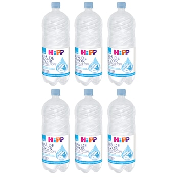 Pachet 6 x apa Hipp pentru sugari 1.5l, de la nastere Pachet 6 x apa Hipp pentru sugari 1.5l, de la nastere