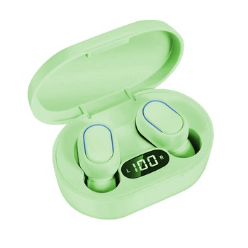 Casti wireless Bluetooth 5.0 E7S TWS Stereo Display digital Sport pentru iPhone Xiaomi Huawei Verde Casti wireless Bluetooth 5.0 E7S TWS Stereo Display digital Sport pentru iPhone Xiaomi Huawei Verde