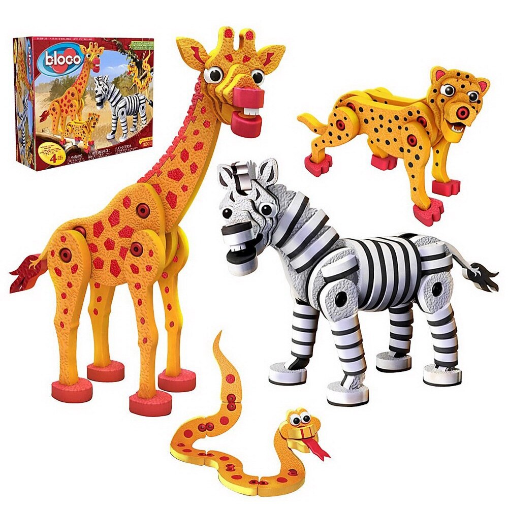 Seturi de constructie Bloco 3d eva Savana 25007