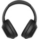 Casti Over the Ear Sony WH-1000XM4B, Wireless, Bluetooth, Noise cancelling, Microfon, Negru