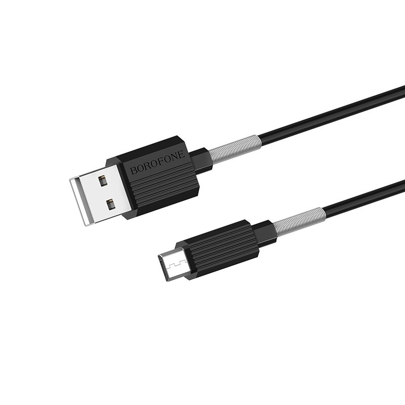 Cablu de date Borofone Ujet Bx11 micro USB 1 m, negru