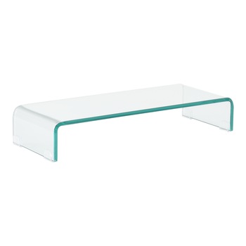 Suport pentru monitor Pretoria T70, en.casa, 70 x 30 x 13 cm, sticla, transparent Suport pentru monitor Pretoria T70, en.casa, 70 x 30 x 13 cm, sticla, transparent