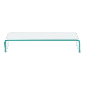Suport pentru monitor Pretoria T40, en.casa, 40 x 25 x 11 cm, sticla, transparent Suport pentru monitor Pretoria T40, en.casa, 40 x 25 x 11 cm, sticla, transparent
