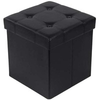 taburet cu spatiu depozitare pliabil negru 38 x 38 x 40 cm imagen 47_0_
0