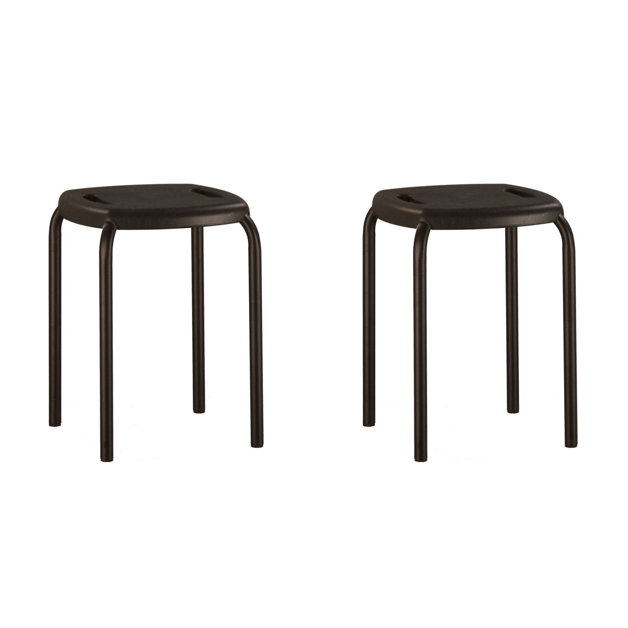 Set 2 scaune bucatarie BOOM Black, Negru