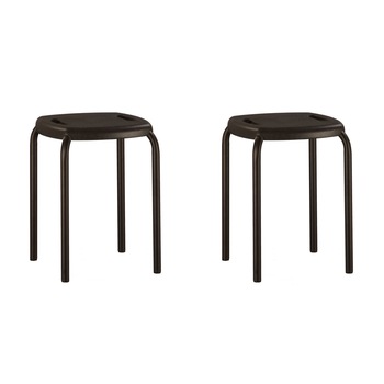 Set 2 scaune bucatarie BOOM Black, Negru Set 2 scaune bucatarie BOOM Black, Negru