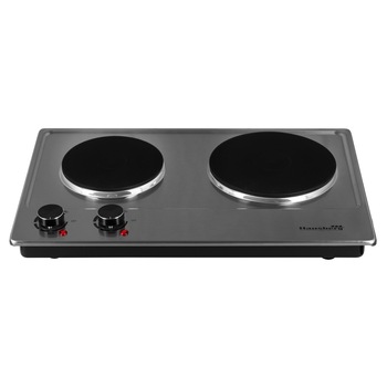 Plita elecrica Hausberg HB-547, 2 arzatoare, 2500W, Inox, Termostat Plita elecrica Hausberg HB-547, 2 arzatoare, 2500W, Inox, Termostat