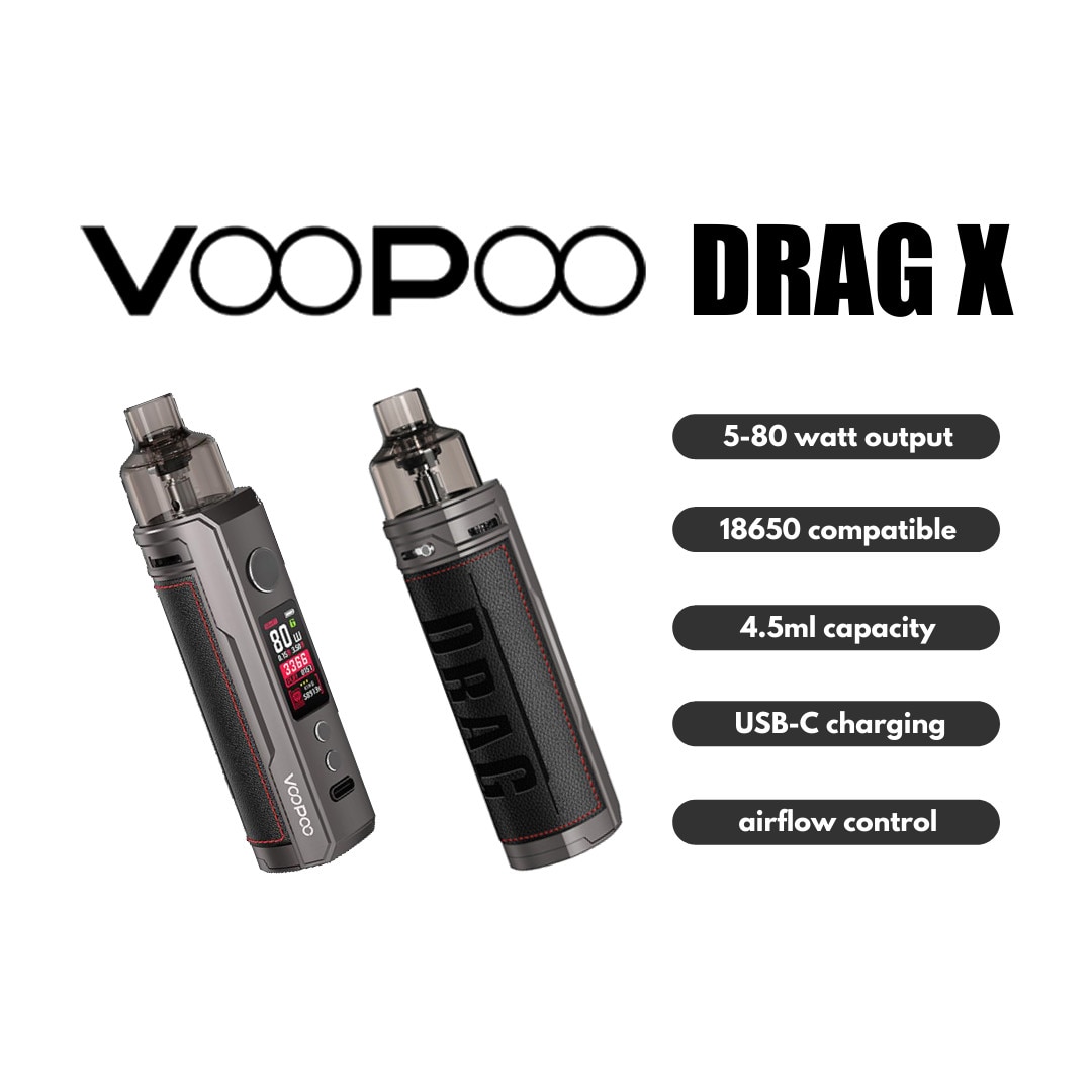 Kit Tigara Electronica Voopoo Drag X - eMAG.ro