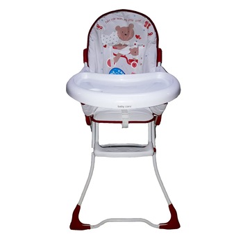 Scaun de masa pentru copii si bebe Baby Care™ CH ,Pliabil, Centura de siguranta, Sezut comfortabil, Masuta detasabila, Model Ursulet , Rosu cu Alb Scaun de masa pentru copii si bebe Baby Care™ CH ,Pliabil, Centura de siguranta, Sezut comfortabil, Masuta detasabila, Model Ursulet , Rosu cu Alb
