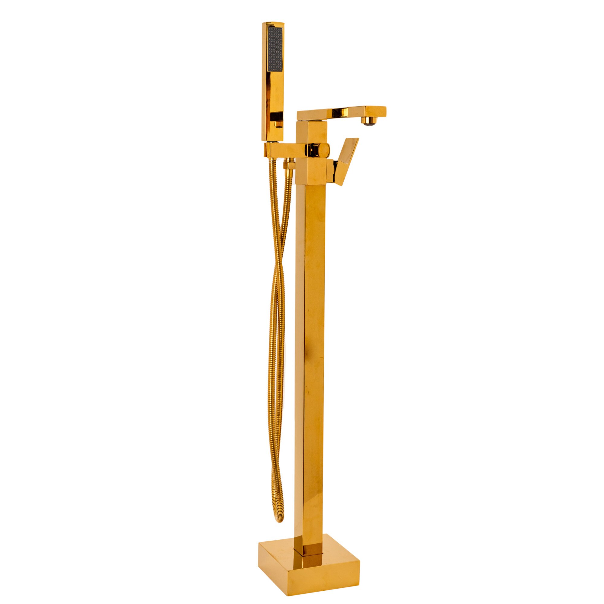 Baterie cada freestanding ,TRENDY'S design rectangular ,gold