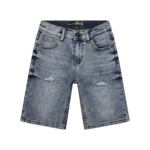 Pantaloni baieti Guess din denim scurti