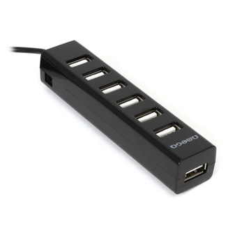 Hub 7 porturi USB 2.0 , Platinet 42806, negru Hub 7 porturi USB 2.0 , Platinet 42806, negru