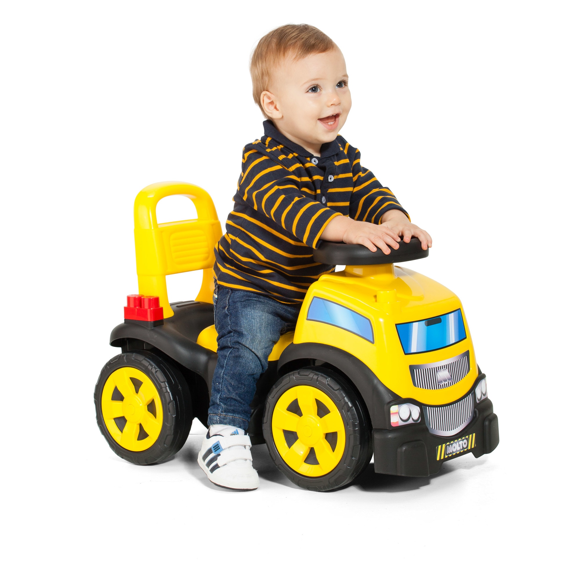 Camion Bebe Molto Galben Cu 10 Cuburi Incluse Emag Ro