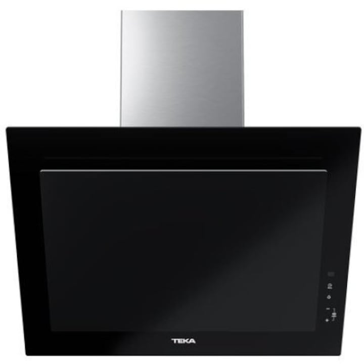 Декоративен аспиратор, вертикален Teka DVT 68660 TBS, 3 степени на мощност + турбо, A+, черен