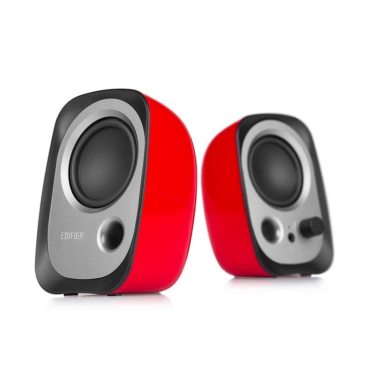 Тонколони Edifier R12U 2.0, 4W, USB,Червени