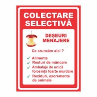 indicator placuta pvc - colectare selectiva deseuri menajere 20x26 cm imagen 19_0_
0
