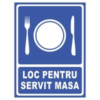 indicator autocolant - loc pentru servit masa 15x20 cm imagen 46_0_
0