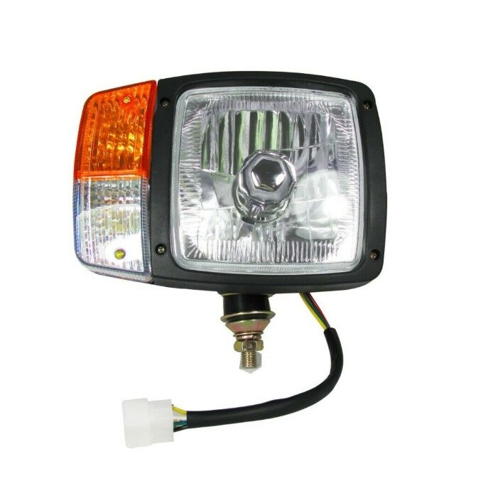 Far cu Semnalizare, Flexzon, Cu Cablu, Utilaje Dezapezire Buldoexcavator Tractor H4, 24V , Dreapta