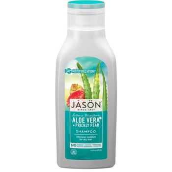 Sampon hidratant cu aloe vera 80% si fruct de cactus, pentru par uscat, Jason, 473 ml Sampon hidratant cu aloe vera 80% si fruct de cactus, pentru par uscat, Jason, 473 ml