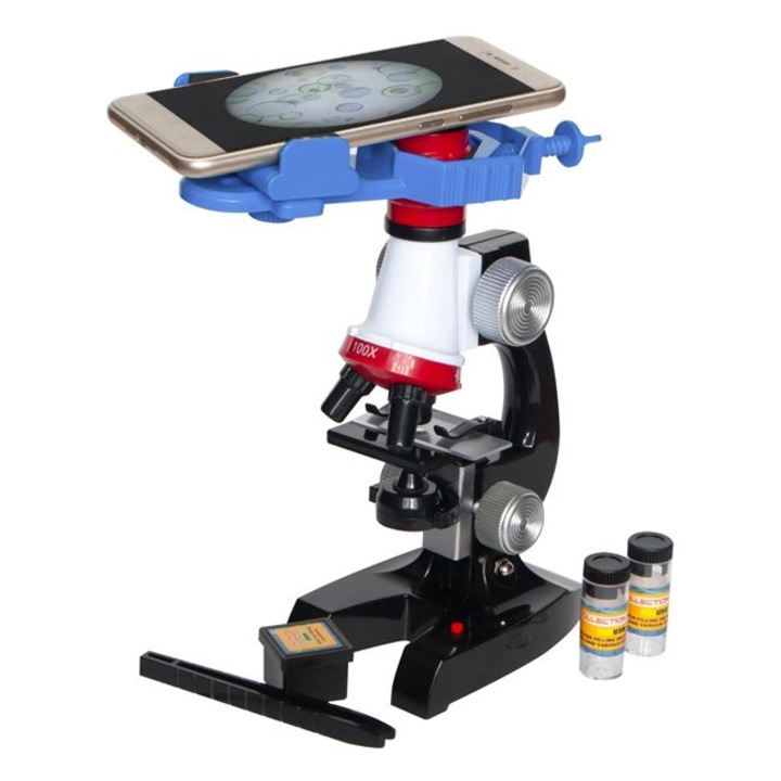 Microscop Optic, Model 100x 1200x, Suport Telefon, Unisex, Multicolor