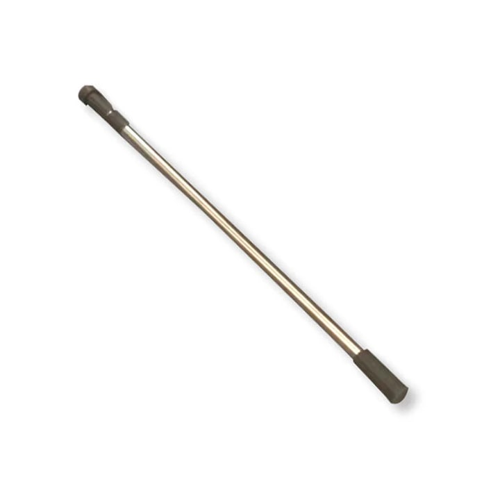 Bara perdea pentru baie Duramat, Aluminiu, Telescopic, 70-120 cm, Crom