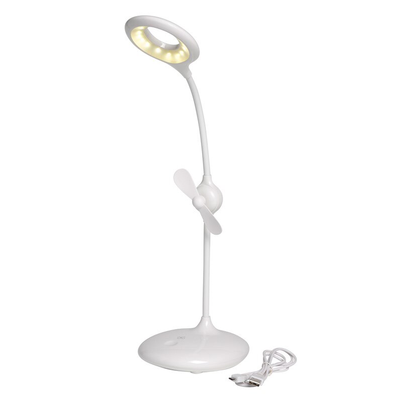 Ventilator cu lampa Bremen Fresh Light, tactil, USB, 12,3 x 12 x 48 cm