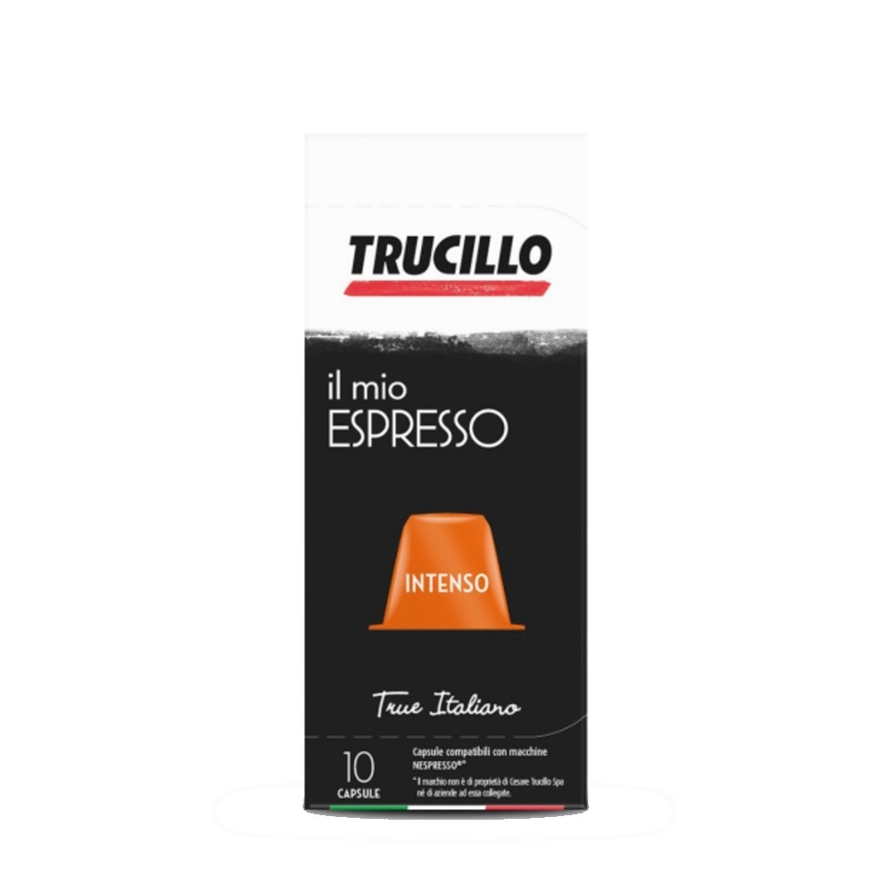 Capsule cafea , Trucillo - Il Mio Espresso Intenso, Compatibile Nespresso, 10 capsule, 55g