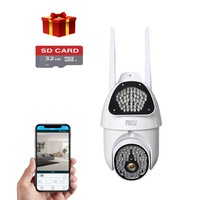 Camera supraveghere DOME Inteligent AKU 2MP WIFI 4 antene + 32GB SD CARD Wirelles AHD GIGANT+ audio 2 Way SUPER CLEAR HD, infrarosu 60m carcasa metalica interior/exterior, vizualizare redare prin internet pe telefon tableta si PC AK1148