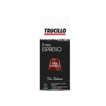 Capsule cafea , Trucillo - Il Mio Espresso 100% Arabica, Compatibile Nespresso, 10 capsule, 55g Capsule cafea , Trucillo - Il Mio Espresso 100% Arabica, Compatibile Nespresso, 10 capsule, 55g