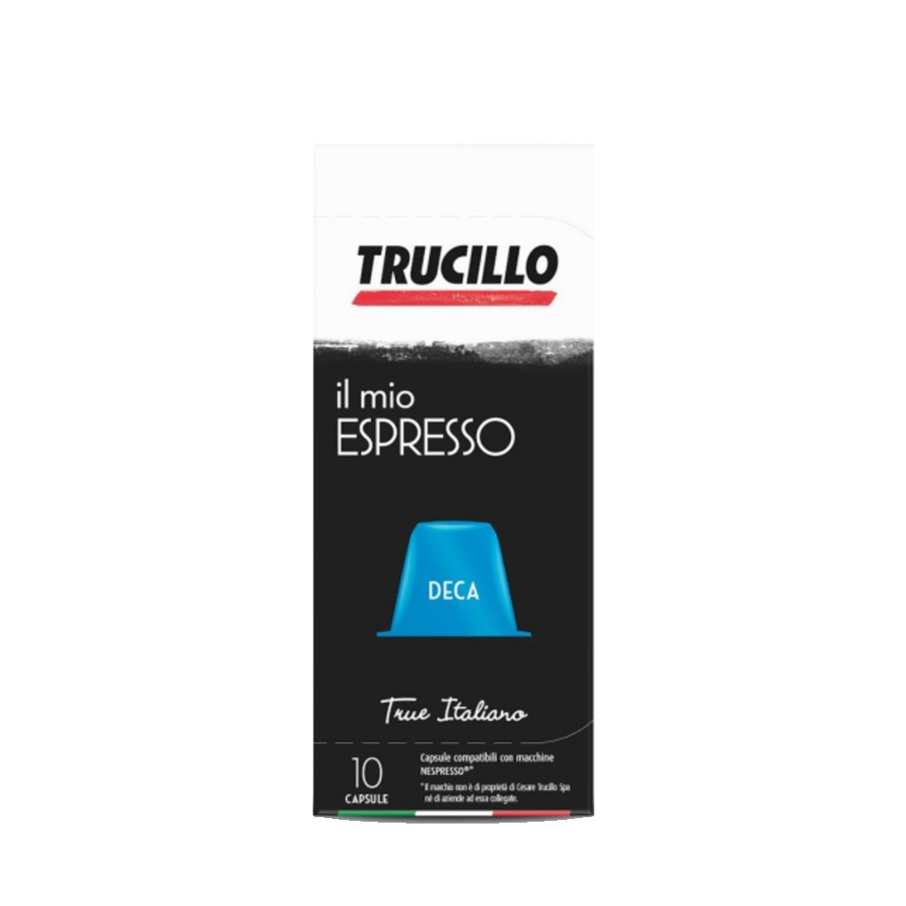 Capsule cafea , Trucillo - Il Mio Espresso Deca, Compatibile Nespresso, 10 capsule, 55g