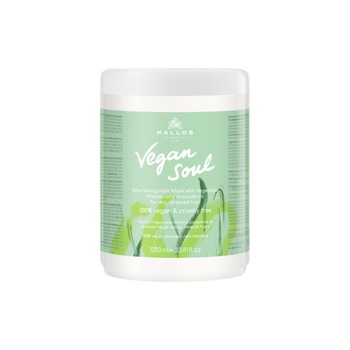 Masca de par vegan soul nutritiv pentru par uscat Kallos 1000 ml Masca de par vegan soul nutritiv pentru par uscat Kallos 1000 ml