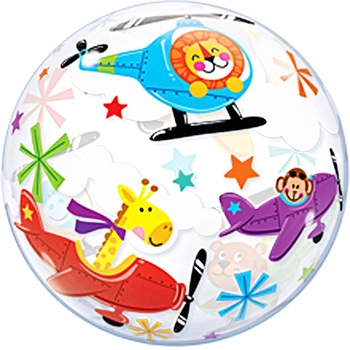 Balon Bubble 56 cm Animale Pimbarete, Qualatex, 1 buc Balon Bubble 56 cm Animale Pimbarete, Qualatex, 1 buc