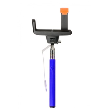 Silicon Holder Selfie Stick KABELWELT ,GKWHRss02/02, cu actionare a shutter-ului prin cablu, Albastru Silicon Holder Selfie Stick KABELWELT ,GKWHRss02/02, cu actionare a shutter-ului prin cablu, Albastru