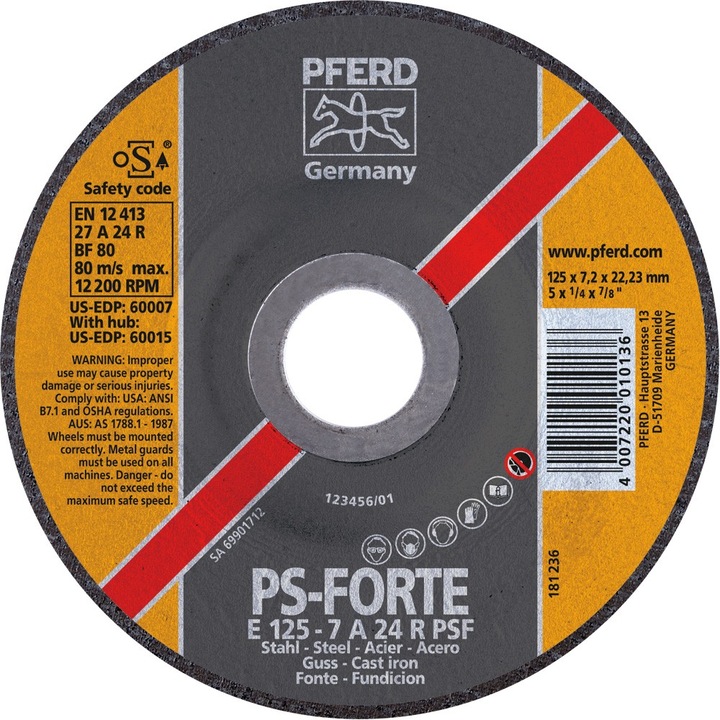 PFERD Disc polizare 125x7