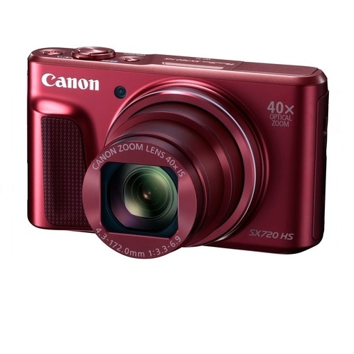 Aparat foto digital Canon PowerShot SX720, 20.3 MP, Rosu - eMAG.ro