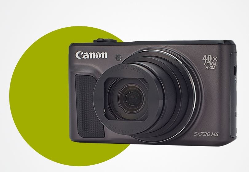 Aparat foto digital Canon PowerShot SX720 HS, 20.3MP, Black - eMAG.ro