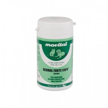 Supliment Nutritiv Dermal Forte, 100 capsule Supliment Nutritiv Dermal Forte, 100 capsule