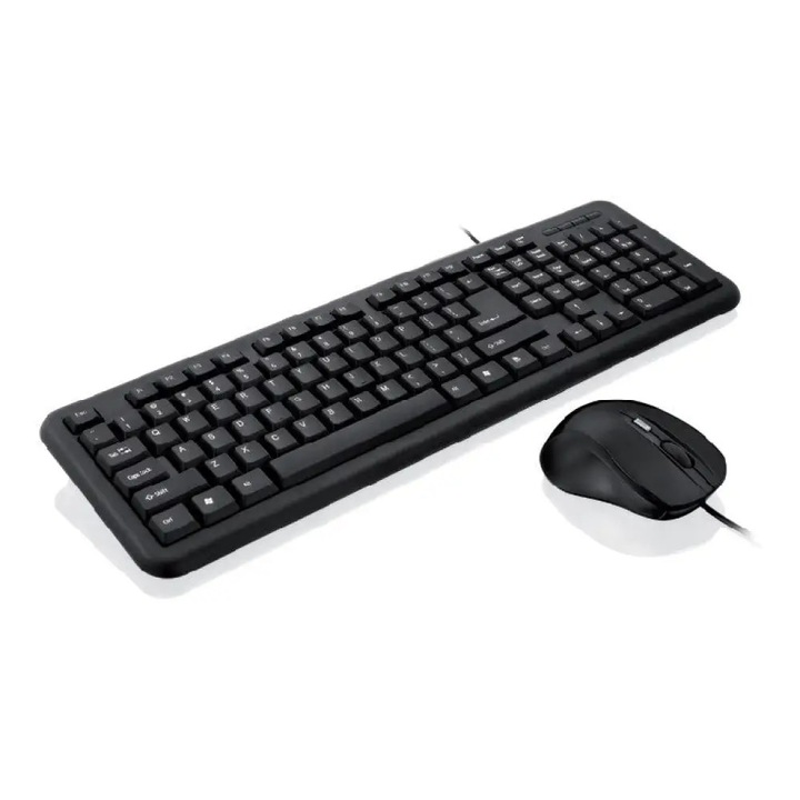 Kit tastatura si mouse iBox Office kit 2 Negru