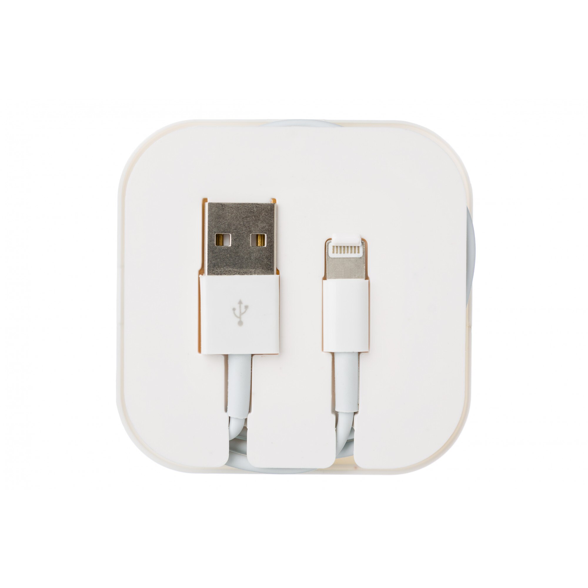 Cablu Lightning Kabelwelt, GKWSJci06, Protectie Invelis Aluminiu, Alb