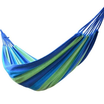 Hamac pentru o persoana, ProCart®, 85x195 cm, maxim 150 kg, 100% bumbac, sac de protectie Hamac pentru o persoana, ProCart®, 85x195 cm, maxim 150 kg, 100% bumbac, sac de protectie