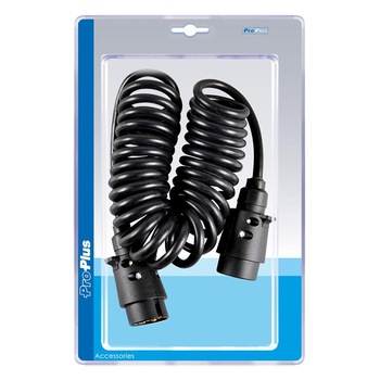 Cablu de Conexiune Remorca-Tractor cu Stechere Tata 7pini la Ambele Capete, Lungime Maxima 3m, 12V Cablu de Conexiune Remorca-Tractor cu Stechere Tata 7pini la Ambele Capete, Lungime Maxima 3m, 12V