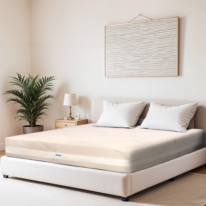 Saltea ortopedica, Ortopedicus®, Bio Bambus Medical Strong, 200x190x18cm, spuma poliuretanica, reversibila, fermitate medie