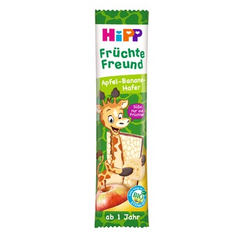 Baton Hipp, mar, banana si ovaz, 23g, de la 1 an Baton Hipp, mar, banana si ovaz, 23g, de la 1 an