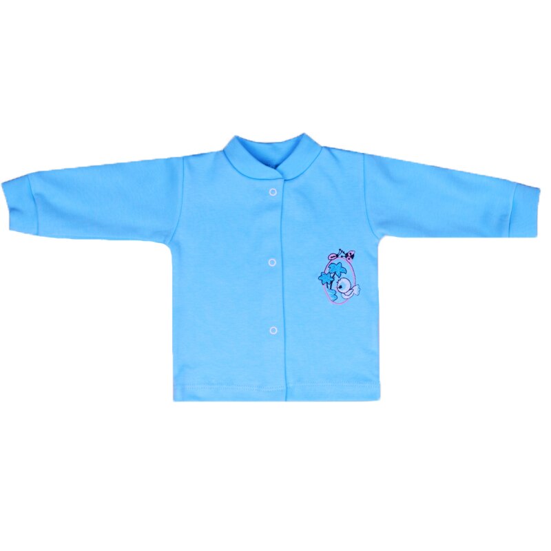 Bluza cu maneca lunga pentru baieti Pifou BCP1A3, Albastru, 68 cm